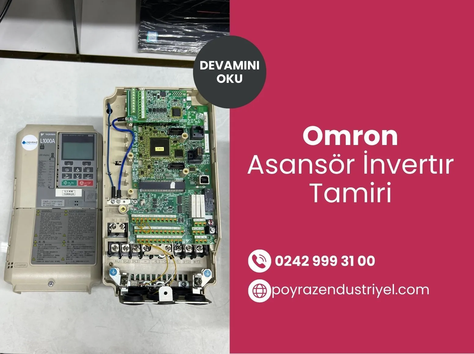 Omron Asansör İnvertır Tamiri